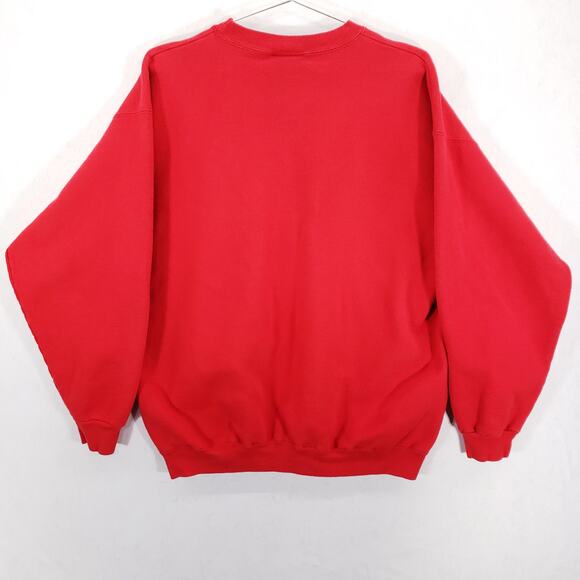 Johnny Rockets Sweater Mens L Red Myrtle Beach South Carolina Pullover Crew Neck - Picture 5 of 8